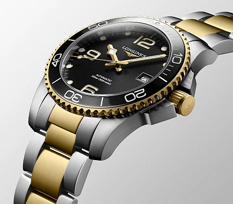 Longines HydroConquest Ceramic Yellow Gold PVD 41mm L3.781.3.56.7