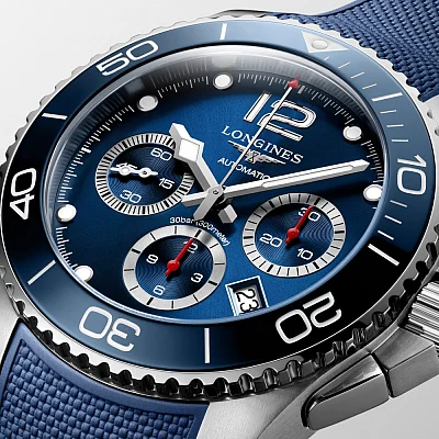Longines HydroConquest Ceramic Column-Wheel Chronograph 43mm L3.883.4.96.9
