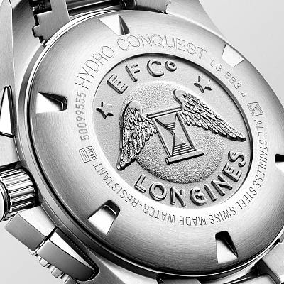 Longines HydroConquest Ceramic Column-Wheel Chronograph 43mm L3.883.4.96.6