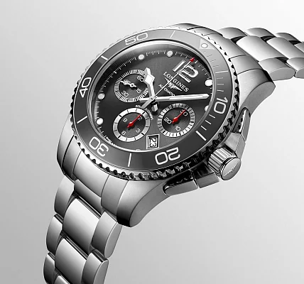 Longines HydroConquest Ceramic Column-Wheel Chronograph 43mm L3.883.4.76.6