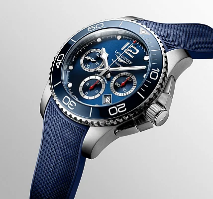 Longines HydroConquest Ceramic Column-Wheel Chronograph 43mm L3.883.4.96.9