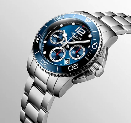 Longines HydroConquest Ceramic Column-Wheel Chronograph 41mm L3.783.4.96.6