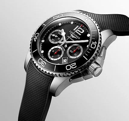 Longines HydroConquest Ceramic Column-Wheel Chronograph 43mm L3.883.4.56.9