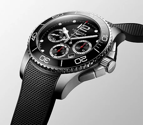Longines HydroConquest Ceramic Column-Wheel Chronograph 43mm L3.883.4.56.9