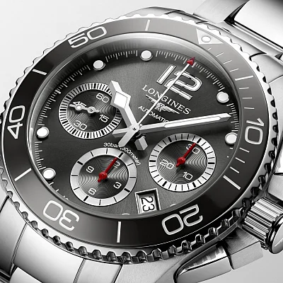 Longines HydroConquest Ceramic Column-Wheel Chronograph 41mm L3.783.4.76.6