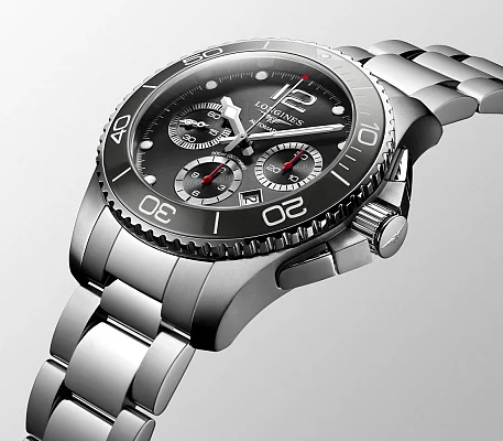 Longines HydroConquest Ceramic Column-Wheel Chronograph 43mm L3.883.4.76.6