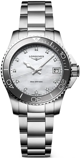 Longines HydroConquest Ceramic Lady Diamonds 32mm L33704876