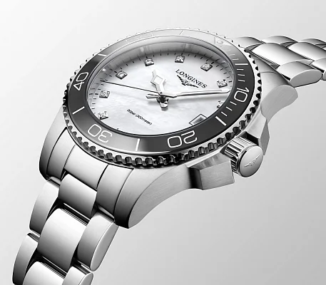 Longines HydroConquest Ceramic Lady Diamonds 32mm L3.370.4.87.6