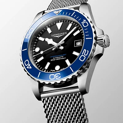 Longines HydroConquest Ceramic Mesh 39mm L3.779.4.90.6