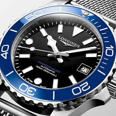 Longines HydroConquest Ceramic Mesh 39mm L3.779.4.90.6