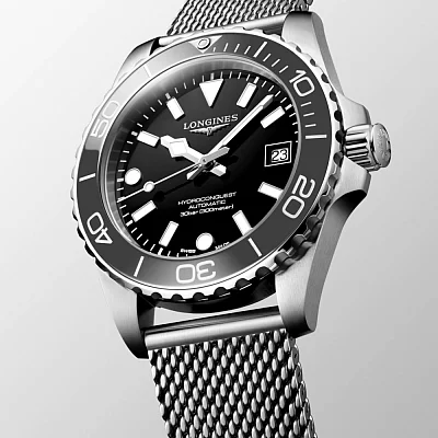 Longines HydroConquest Ceramic Mesh 39mm L3.779.4.70.6