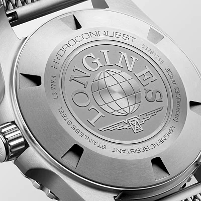 Longines HydroConquest Ceramic 39mm Mesh L3.779.4.90.6