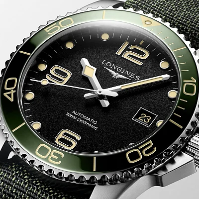 Longines HydroConquest Ceramic NATO 41mm L3.781.4.05.2