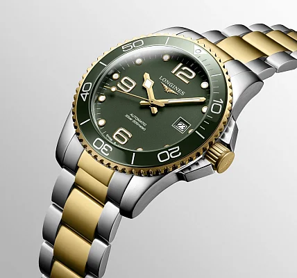 Longines HydroConquest Ceramic Yellow Gold PVD 41mm L3.781.3.06.7