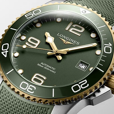 Longines HydroConquest Ceramic Yellow Gold PVD 41mm L3.781.3.06.9