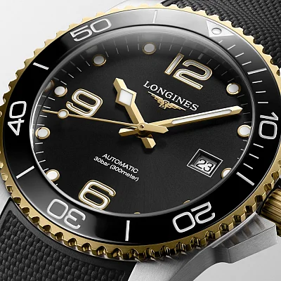 Longines HydroConquest Ceramic Yellow Gold PVD 41mm L3.781.3.56.9