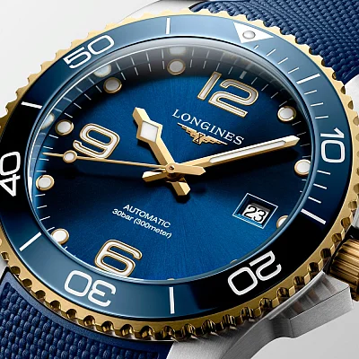 Longines HydroConquest Ceramic Yellow Gold PVD 41mm L3.781.3.96.9