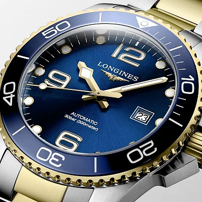Longines HydroConquest Ceramic Yellow Gold PVD 43mm L3.782.3.96.7