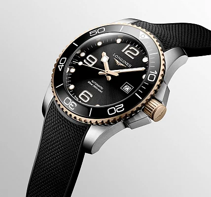 Longines HydroConquest Ceramic Rose Gold PVD 43mm L3.782.3.58.9