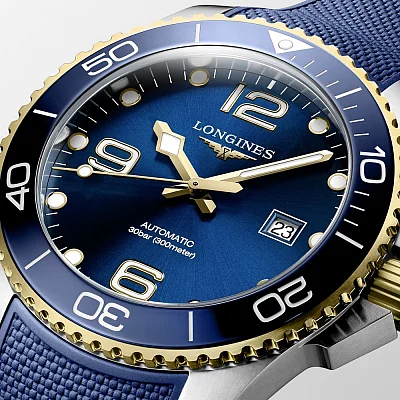Longines HydroConquest Ceramic Yellow Gold PVD 43mm L3.782.3.96.9