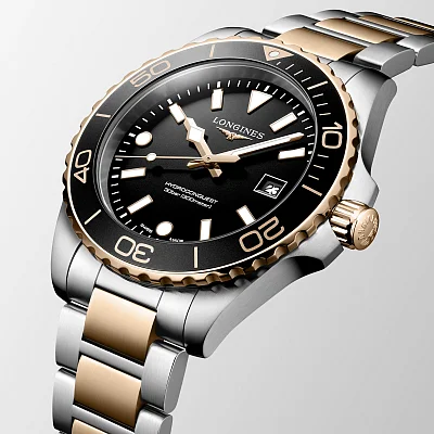 Longines HydroConquest Quartz Rose Gold PVD 42mm L3.769.3.58.7