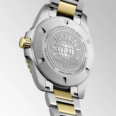 Longines HydroConquest Quartz 42mm Yellow Gold PVD L3.769.3.96.7