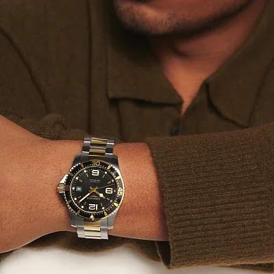 Longines HydroConquest Yellow Gold PVD 41mm L3.742.3.56.7