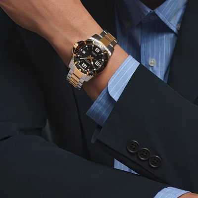 Longines HydroConquest Yellow Gold PVD 41mm L3.742.3.56.7