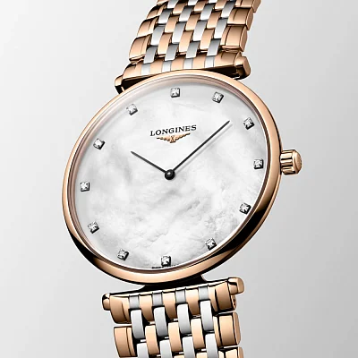 Longines La Grande Classique Diamonds Rose Gold PVD L4.866.1.97.7