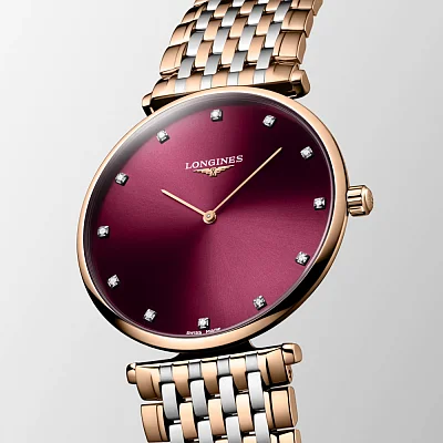 Longines La Grande Classique Diamonds Rose Gold PVD L4.866.1.68.7