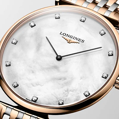 Longines La Grande Classique Diamonds Rose Gold PVD L4.866.1.97.7