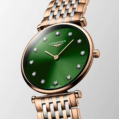 Longines La Grande Classique Lady Diamonds Rose Gold PVD L4.512.1.08.7