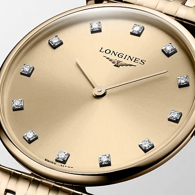 Longines La Grande Classique Lady Diamonds Rose Gold PVD L4.512.1.90.8