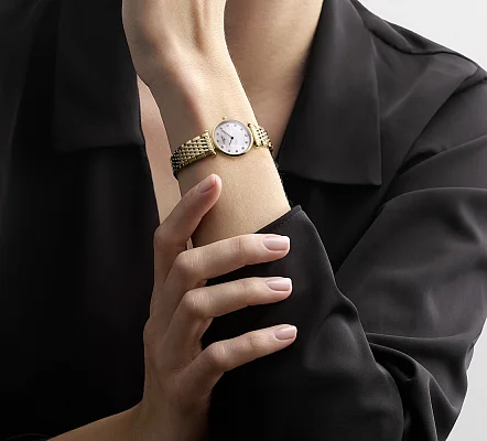 Longines La Grande Classique Lady Diamonds Yellow Gold PVD L4.209.2.87.8