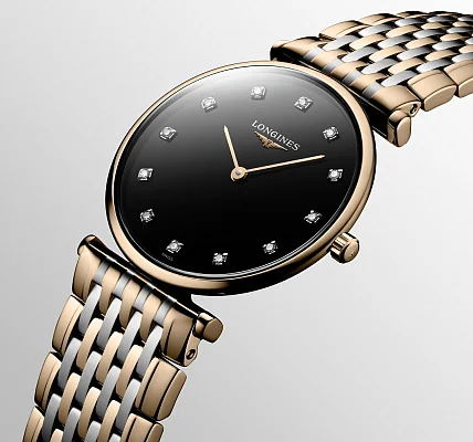 Longines La Grande Classique Lady Diamonds Rose Gold PVD L4.512.1.57.7