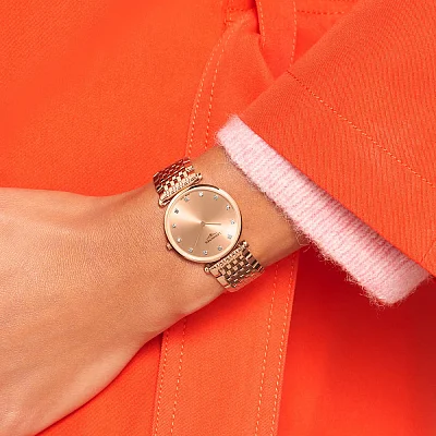 Longines La Grande Classique Lady Diamonds Rose Gold PVD L4.512.1.90.8