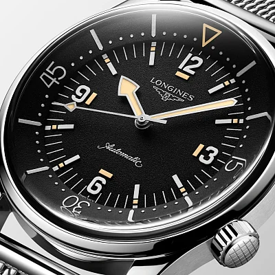 Longines Legend Diver 59 COSC Chronometer Mesh Set L3.795.4.59.9