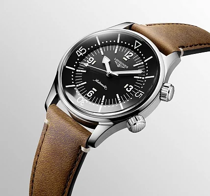 Longines Legend Diver Watch 39 Jubilee Chronometer Black Dial L3.764.4.50.0