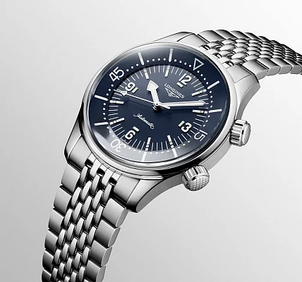 Longines Legend Diver Watch 39 Jubilee Chronometer Blue Dial L3.764.4.90.6