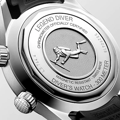 Longines Legend Diver Watch 39 Jubilee Chronometer Blue Dial L3.764.4.50.9