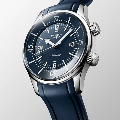 Longines Legend Diver Watch 39 Jubilee Chronometer Blue Dial L3.764.4.90.9