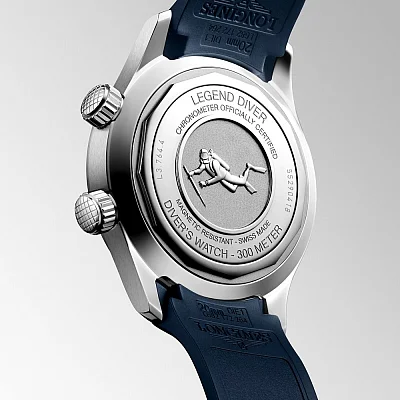 Longines Legend Diver Watch 39 Jubilee Chronometer Blue Dial L3.764.4.90.9