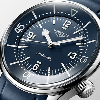 Longines Legend Diver Watch 39 Jubilee Chronometer Blue Dial L3.764.4.90.9