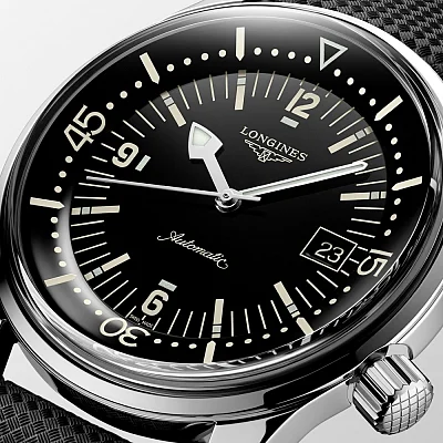Longines Legend Diver Watch 42 L3.774.4.50.9