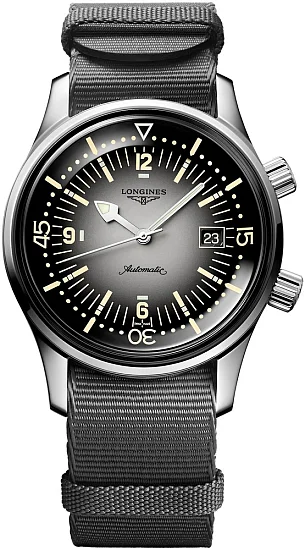 Longines Legend Diver Watch 42 Grey L37744702