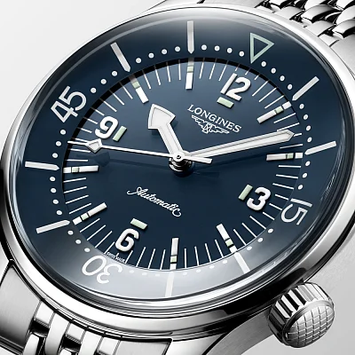 Longines Legend Diver Watch 39 Jubilee Chronometer Blue Dial L3.764.4.90.6
