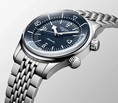 Longines Legend Diver Watch 39 Jubilee Chronometer Blue Dial L3.764.4.90.6