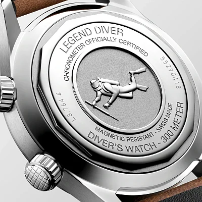 Longines Legend Diver Watch 39 Jubilee Chronometer Black Dial L3.764.4.50.0