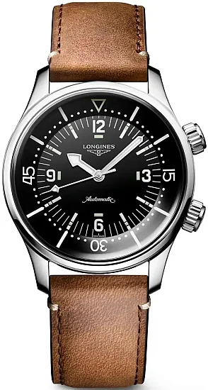 Longines Legend Diver Watch 39 Jubilee Chronometer Black Dial L37644500