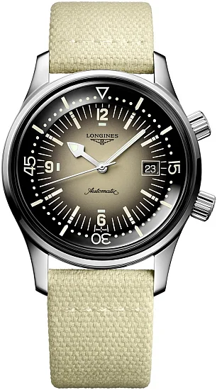 Longines Legend Diver Watch 42 Sand L37744302